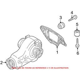 Audi Differential Housing Insulator 8K0599381H